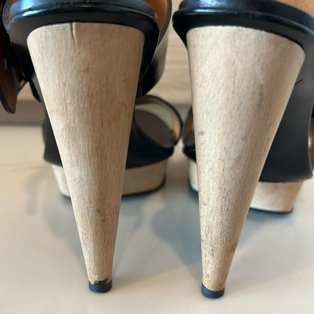 SERGIO ROSSI Platform Sandals - Picture 7 of 12